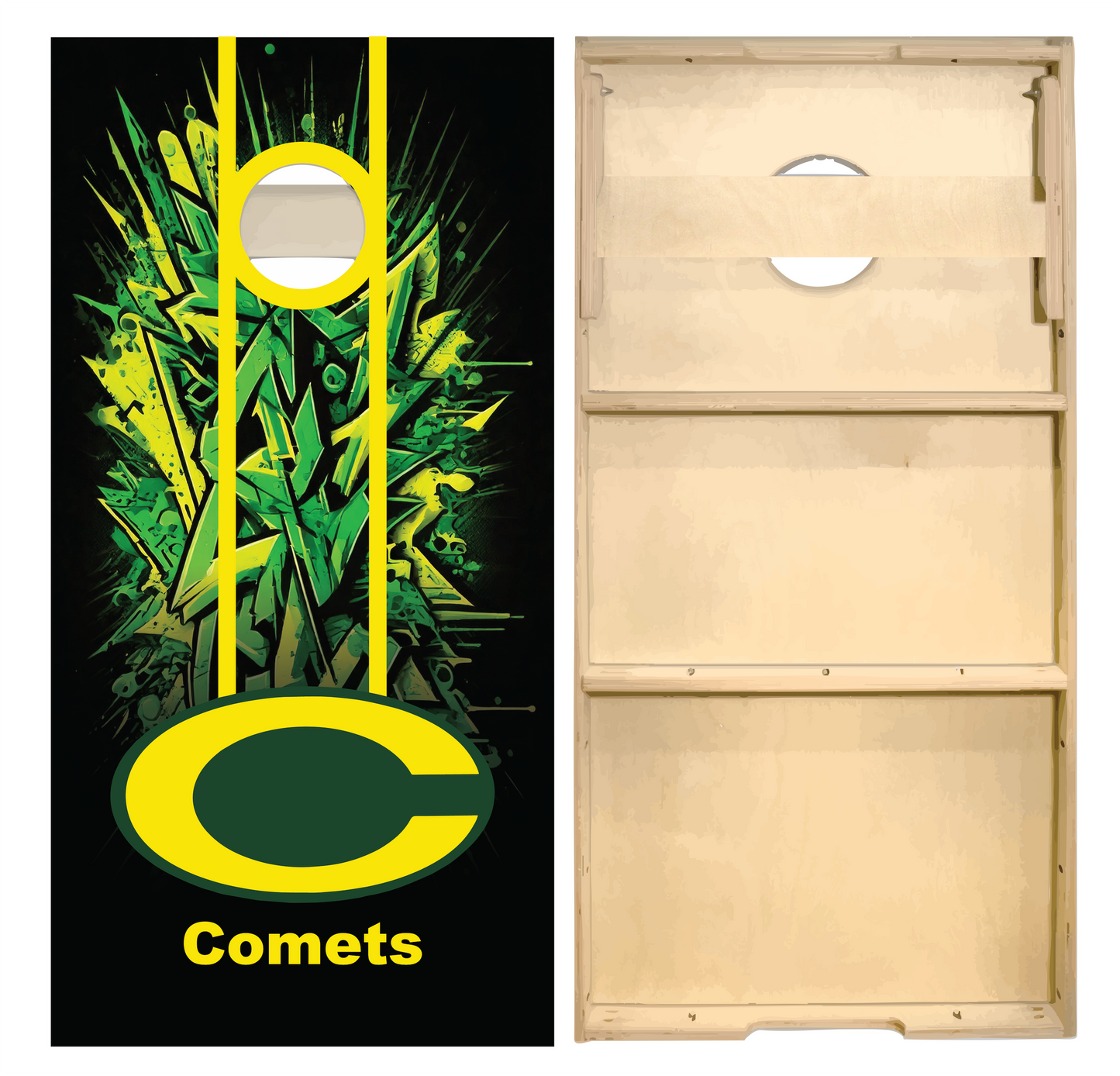 Coloma Comets Cornhole Boards