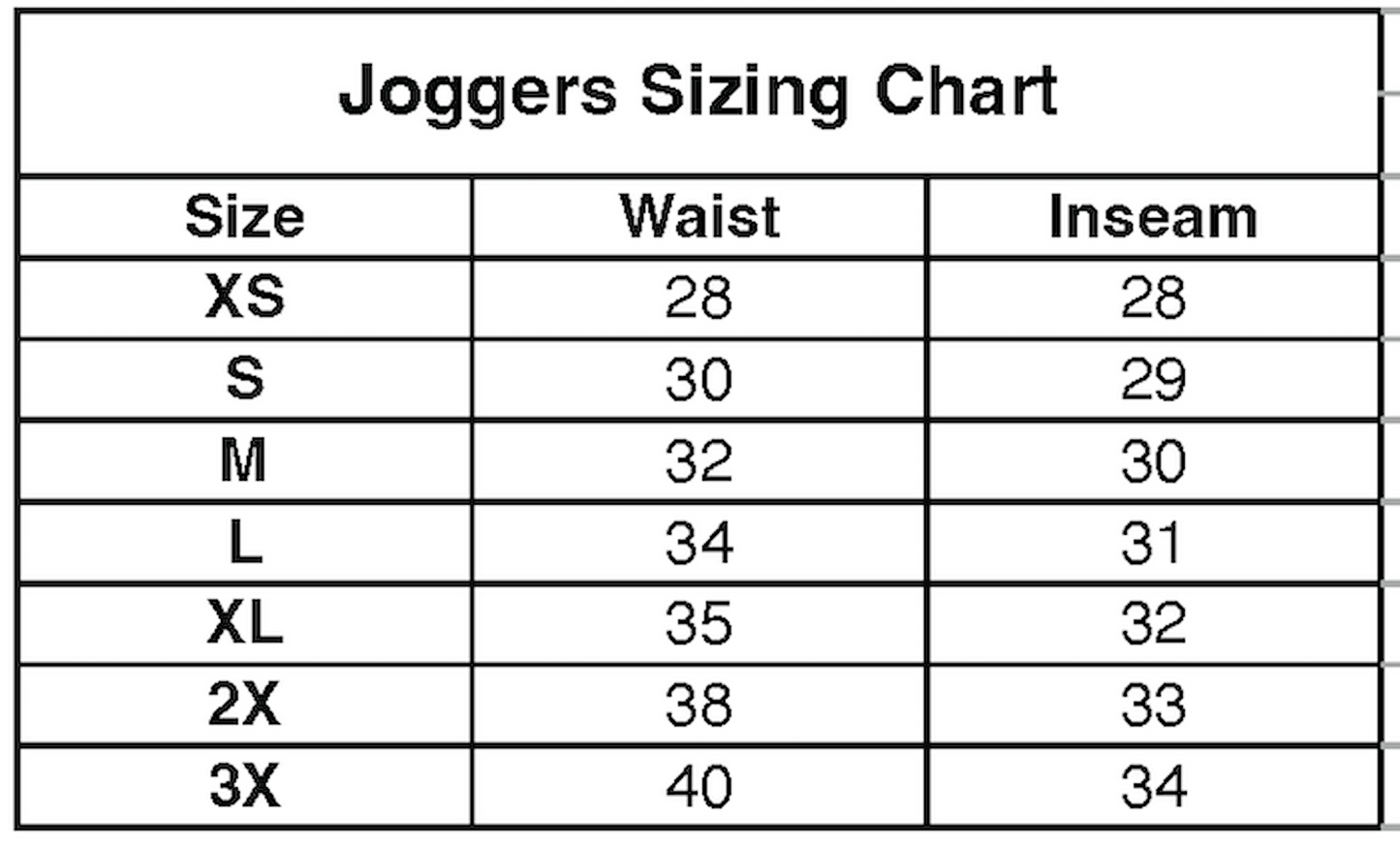 BP Joggers (Preorder) for 1 week