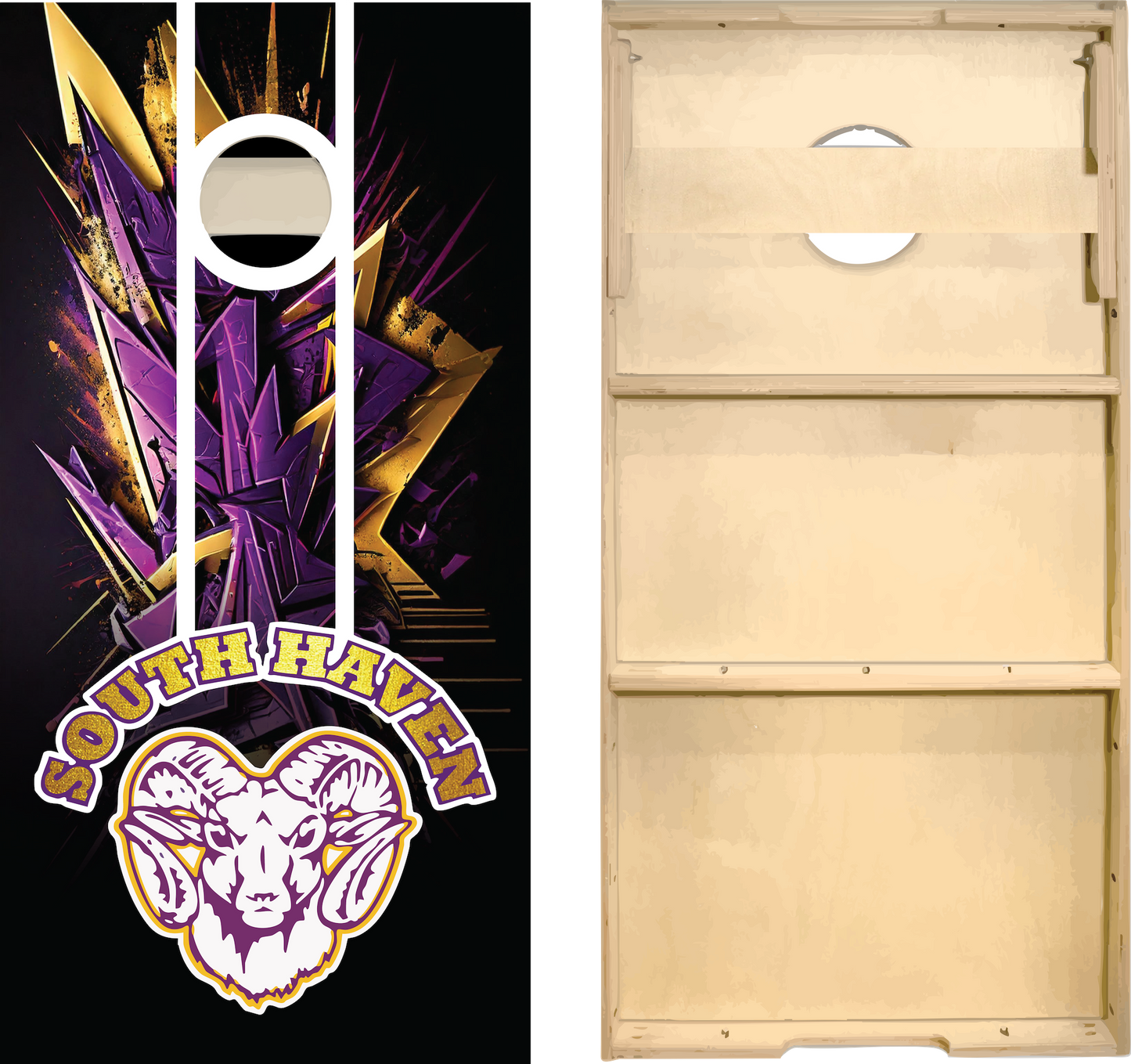 South Haven Rams Cornhole Boards