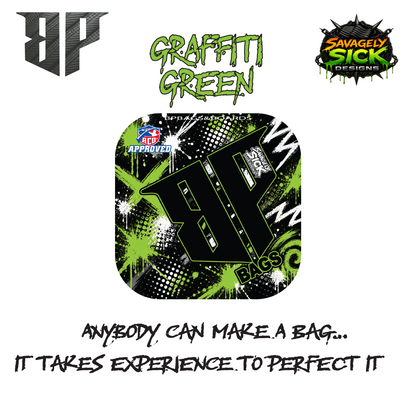 BP Multiple Bag Models "Graffiti" Design - ACO Pro Stamped Cornhole Bags - Set of 4 Bags