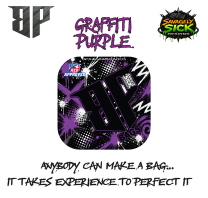 BP Multiple Bag Models "Graffiti" Design - ACO Pro Stamped Cornhole Bags - Set of 4 Bags