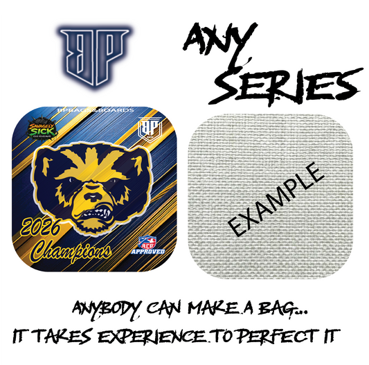 BP Multiple Bag Models "Michigan Championship" - ACO Pro Stamped Cornhole Bags - Set of 4 Bags