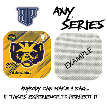 BP Multiple Bag Models "Michigan Championship" - ACO Pro Stamped Cornhole Bags - Set of 4 Bags