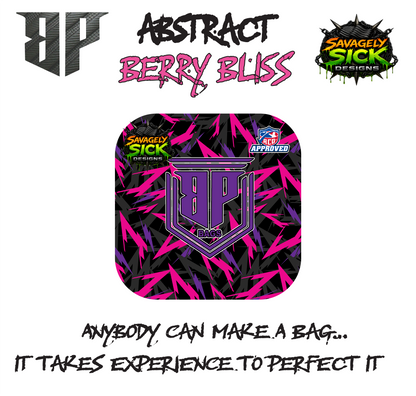 BP Multiple Bag Models "ABSTRACT" Design - ACO Pro Stamped Cornhole Bags - Set of 4 Bags