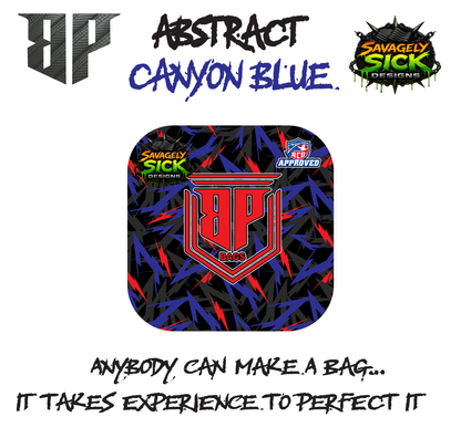 BP Multiple Bag Models "ABSTRACT" Design - ACO Pro Stamped Cornhole Bags - Set of 4 Bags