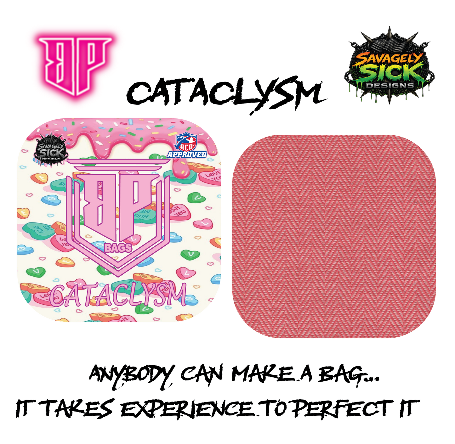 BP Bags/Savagely Sick Designs Candy Crush Drop (Any ACO bag Series)
