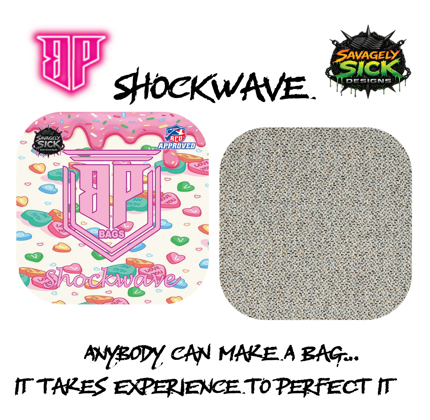 BP Bags/Savagely Sick Designs Candy Crush Drop (Any ACO bag Series)