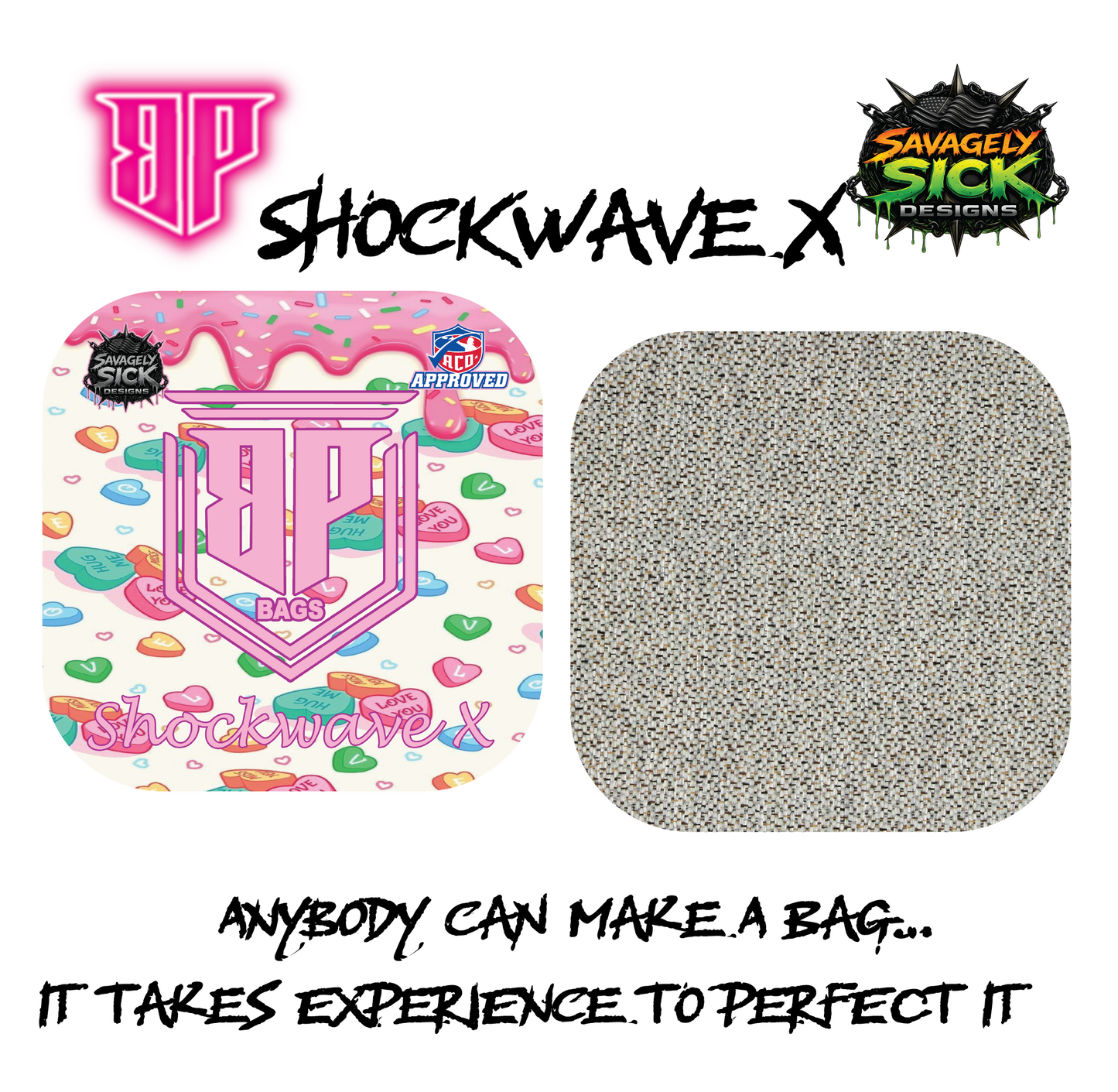 BP Bags/Savagely Sick Designs Candy Crush Drop (Any ACO bag Series)