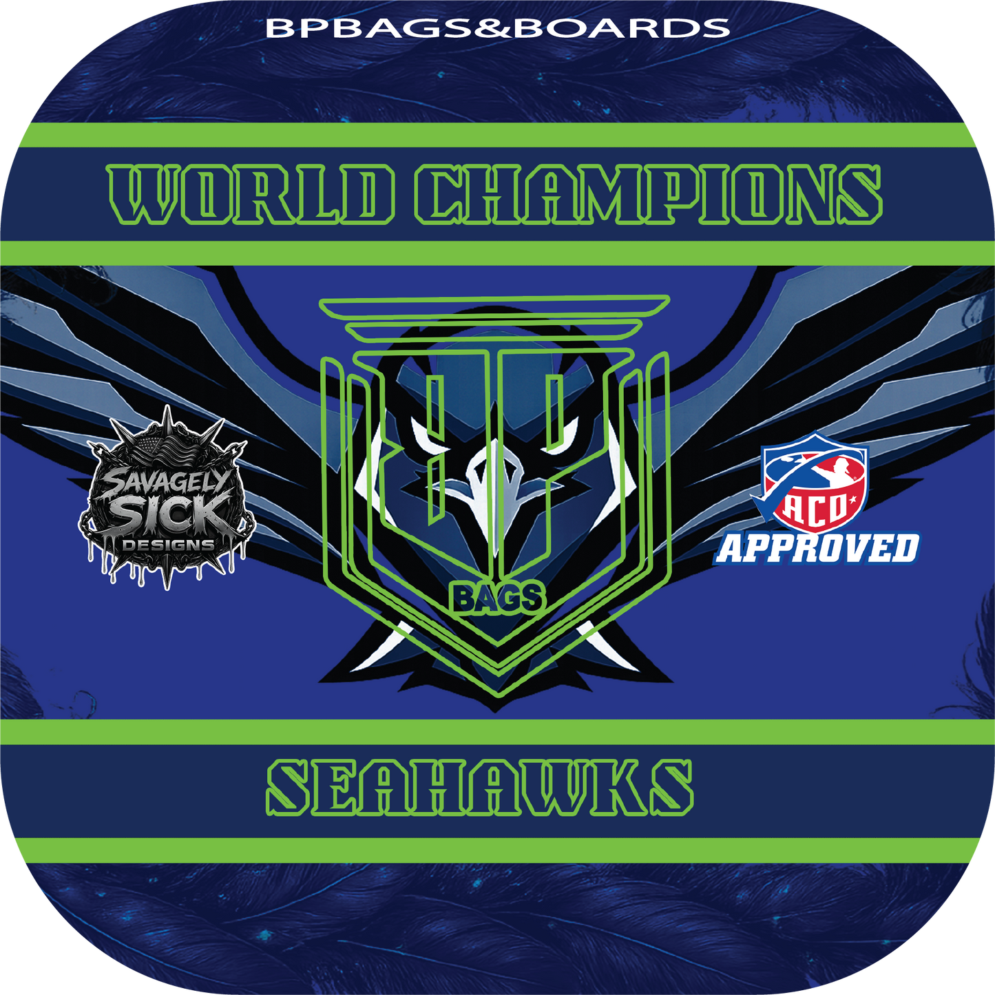 BP Bags World Seattle Championship design